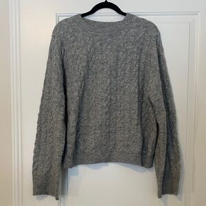 Divided Light Gray Knit Sweater